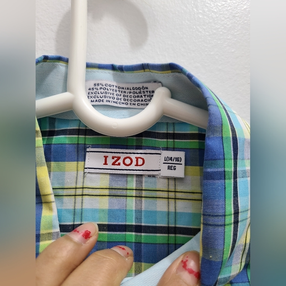 IZOD Striped Button Down Shirt​ - Picture 3 of 5